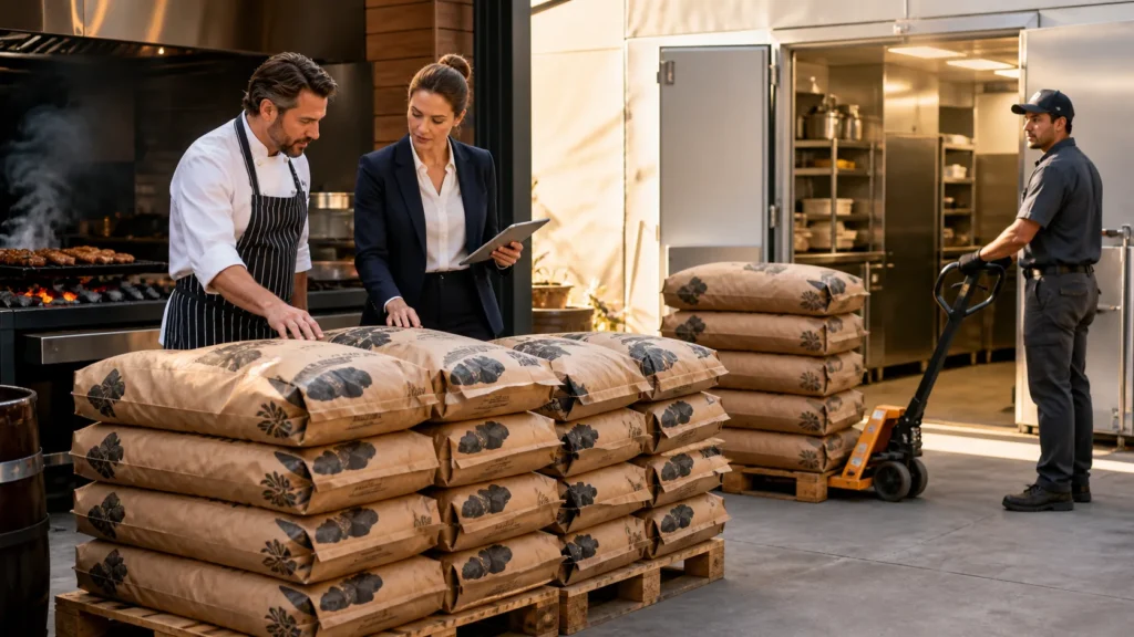 Restaurant Bulk BBQ Charcoal Suppliers and Brand Consistency